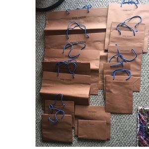 Louis Vuitton bag and boxes